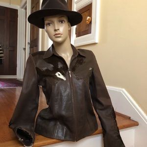 Old Gringo dark brown Leather Jacket New S